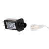 16' 480L Warm White 3MM LED Multifunction Cluster Garland With White Wire