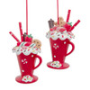 Red Candy Cup Ornaments, 2 Assorted