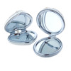 Silver Bedazzled™ Oval & Heart Ornaments, 2 Assorted