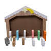 8" Children's Nativity With Stable, 11-Pieces