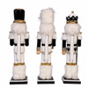 15" Black, White & Gold Nutcrackers, 3 Assorted 