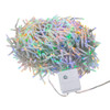 33' 1,000L Multicolor 3MM LED Multifunction Cluster Garland With Clear Wire