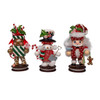 8" Hollywood Nutcrackers™ Santa, Gingerbread & Snowman Nutcrackers, 3 Assorted