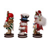 8" Hollywood Nutcrackers™ Santa, Gingerbread & Snowman Nutcrackers, 3 Assorted