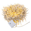 33' 1,000L Warm White 3MM LED Multifunction Cluster Garland With Clear Wire