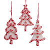 Candy Cane Tree Ornaments, 3 Assorted