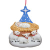 Nativity Sheep Family Of 3 Ornament For Personalization 