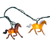 9' UL 10L Clear LED Running Horse Light Set 