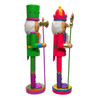15" Glow-In-The-Dark Pink & Green Nutcrackers, 2 Assorted