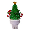 Christmas Tree With Snowmen and Moving Candy Cane LED Night Light