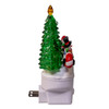 Christmas Tree With Snowmen and Moving Candy Cane LED Night Light