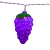 Battery Operated 10L Purple Grape LED Light Set 