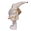 12" Standing White Santa With Sack Table Piece