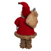 18" Standing Santa With Sack & Lantern 