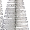 12-16" White Miniature Trees With Silver Glitter Table Piece