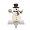 Snowman With Hat & Scarf Stocking Holder