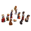 Nativity Set With Gold Detailing. 11-Pieces