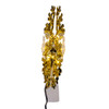 7.5" 40-Light Warm White LED Twinkle Gold Snowflake Star Treetop