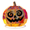 10.7" Battery Operated Magical Iridescence Holographic Jack-O-Lantern