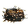 16' 480L Variable White LED Multifunction Green Wire Cluster Garland + Remote