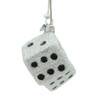 Noble Gems™ Glass Sparkling Dice Ornament