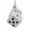 Noble Gems™ Glass Sparkling Dice Ornament