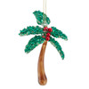 Glass Palm Tree With Coconuts Ornaments
