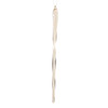 Glass Clear Twist Icicle Ornaments, 6-Piece Box