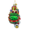 Noble Gems™ Glass Santa With Presents Ornament