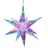 14.5" 72L RGB LED Magical Iridescence Holographic Foldable Starburst + Remote