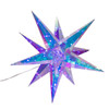 19.25" 80L RGB LED Magical Iridescence Holographic Foldable Starburst + Remote