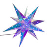 19.25" 80L RGB LED Magical Iridescence Holographic Foldable Starburst + Remote