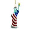 Glass America 250th Statue of Liberty Ornament