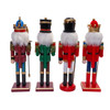 11" Blue, Green, Gold & Red Nutcrackers, 4 Assorted 
