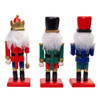 5.9" Red, Green & Blue Nutcrackers Set, 3-Pieces