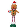 12.25" Fabric Gingerbread Table Piece