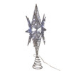 15“ Twinkling Superbright LED Silver Starburst Treetop