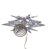 15“ Twinkling Superbright LED Silver Starburst Treetop