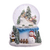 100MM Musical Santa, Snowman & Tree Snow Globe