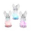 5.75" Battery Operated RGB LED Angel Table Pieces, 3 Assorted