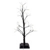 2' Pre-Lit Warm White Fairy LED USB Black Twig Tree