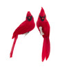 Feathered Red Cardinal Clip-On Ornaments, 2 Assorted