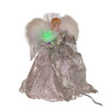 12" CUL Fiber-Optic LED Silver Angel Tree Topper