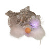 12" CUL Fiber-Optic LED Silver Angel Tree Topper