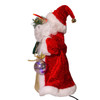 12" CUL Fiber-Optic LED Santa Tree Topper