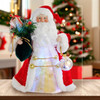 12" CUL Fiber-Optic LED Santa Tree Topper