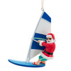 Wind Surf Santa Ornament