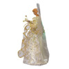 12" UL 30L Fairy LED Fiber Optic Gold Angel Treetop