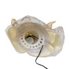 12" UL 30L Fairy LED Fiber Optic Gold Angel Treetop
