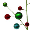 Metallic Red, Green & Blue Ball Spray